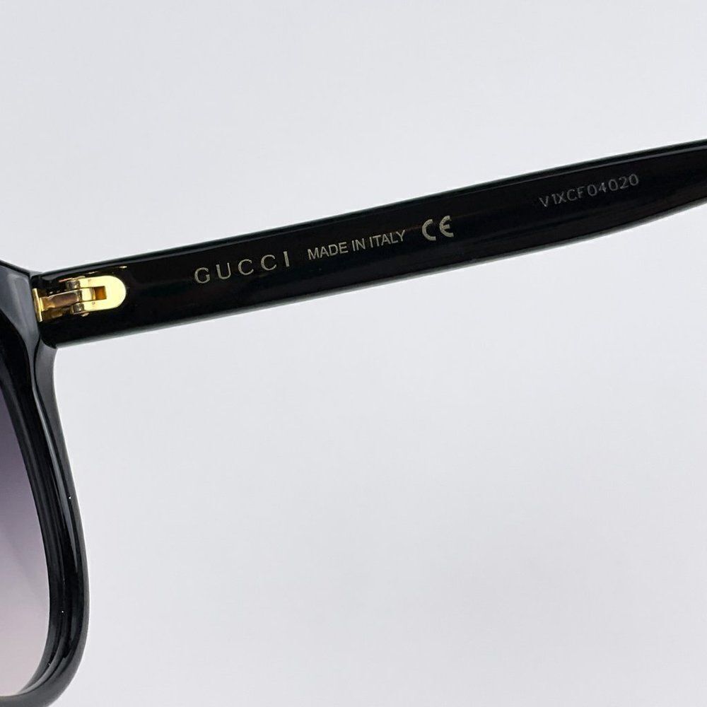 NEW GUCCI GG0631S 001 Black Violet Cat Eye Gradient Women Sunglasses - Picture 10 of 11
